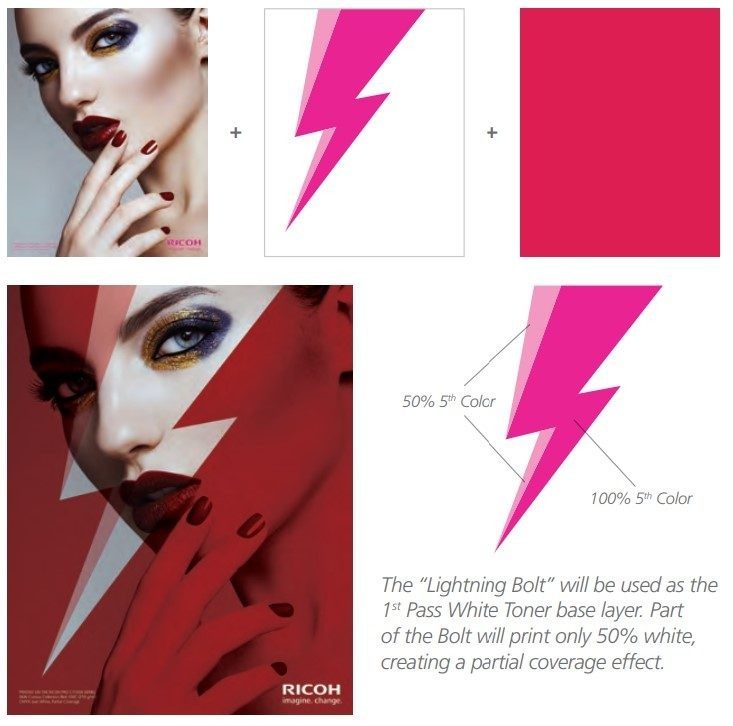 Setting Up White With Foil Effect