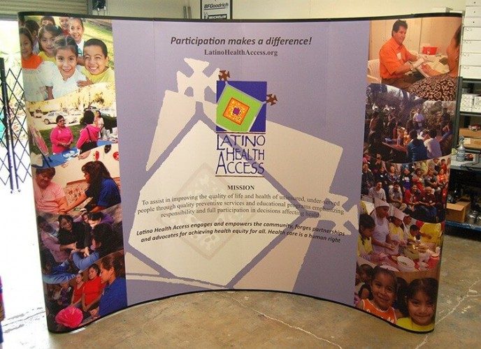 10 FT Curved Pop Up Display