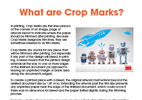 Crop Marks